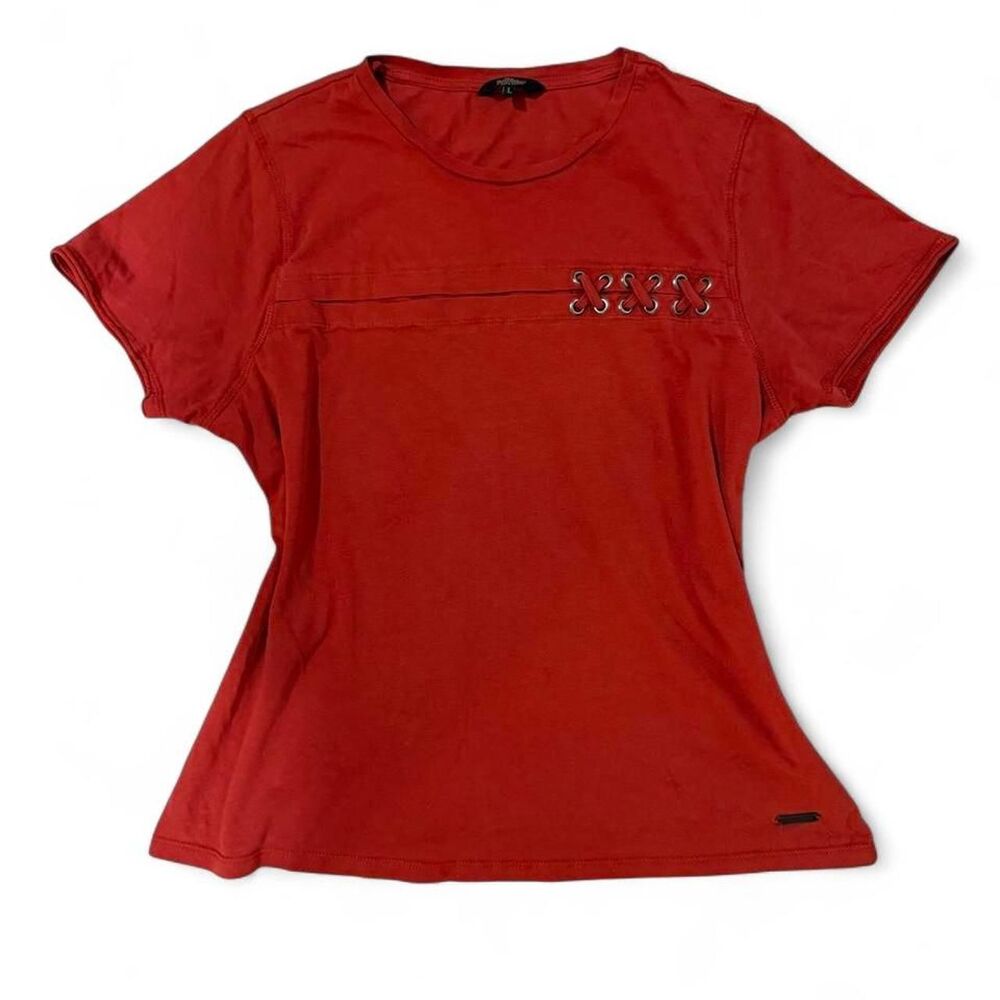 Unbranded Women's Red and Orange T-shirt